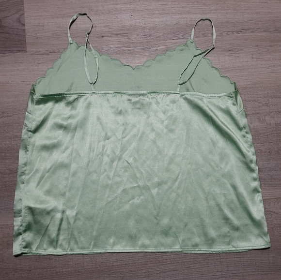 TOPSHOP Mint Green Flowy Tank Top. Size 8 US - Picture 2 of 6